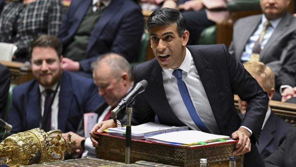 Ο Ρίσι Σούνακ στη Βουλής